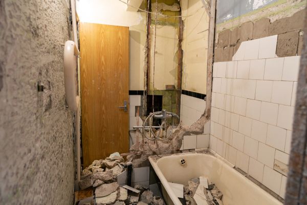 Shower Tile Demolition in Loveland