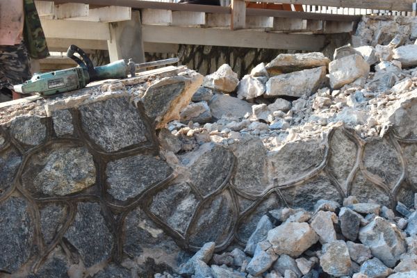 Retaining Wall Demolition in Loveland